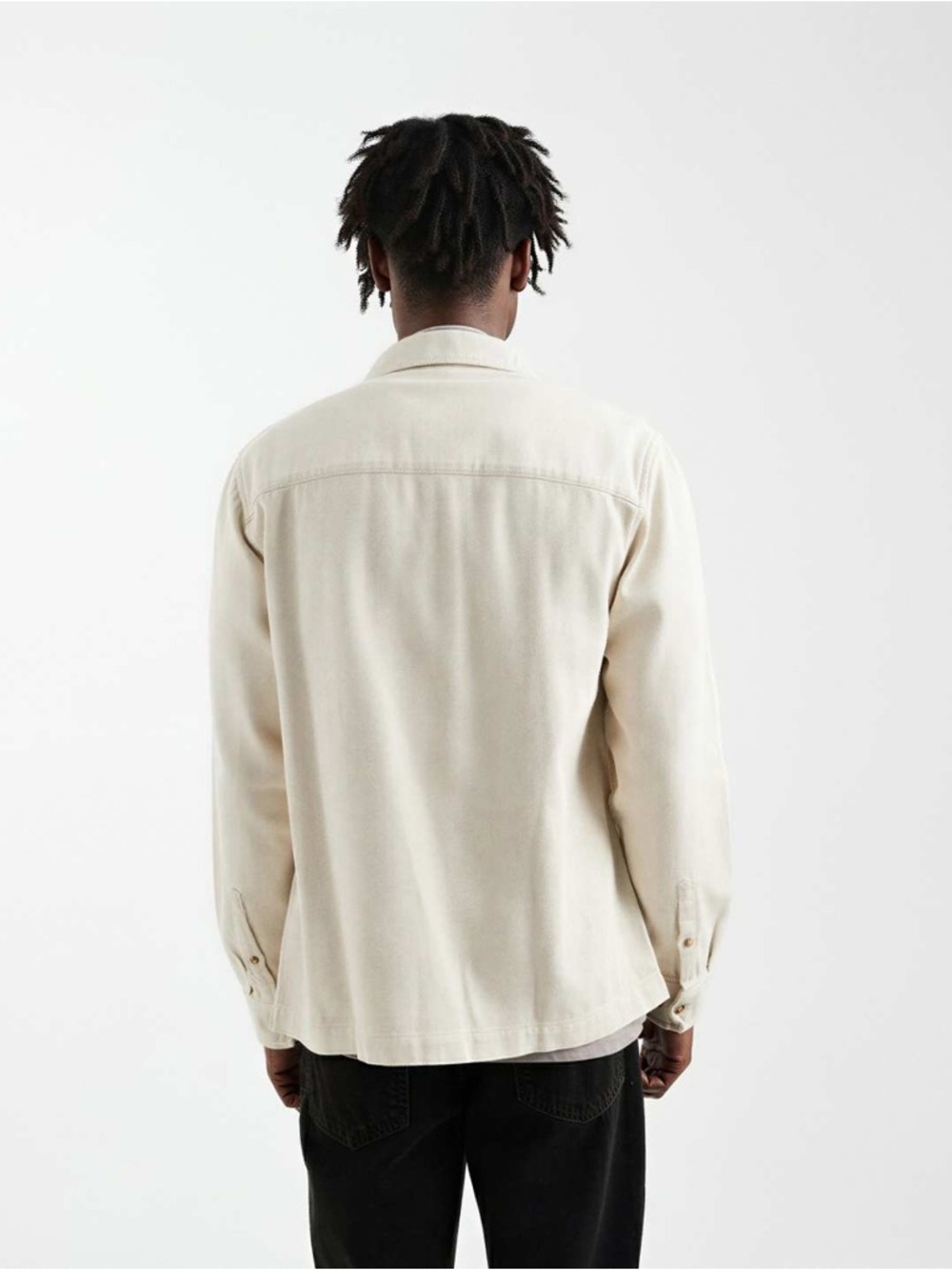 100% Cotton Heavyweight Twill Overshirt - Picture 2 of 10